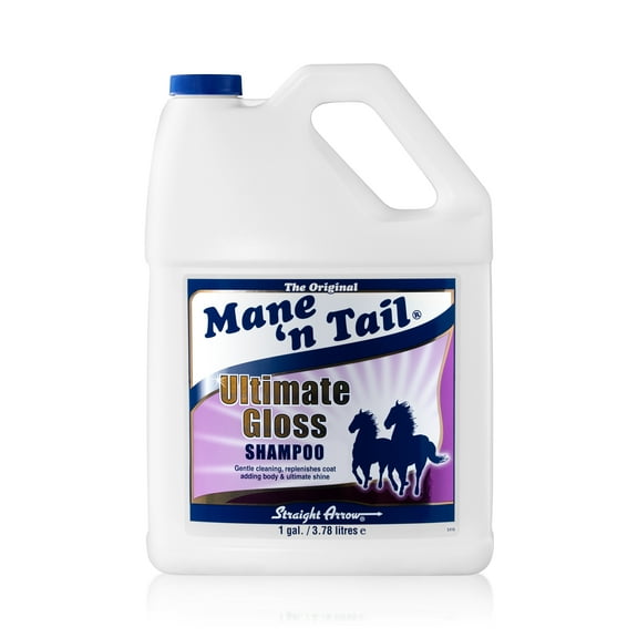 Mane 'n Tail Ultimate Gloss Shampoo 1 Gallon – Deep Cleansing for Unbelievably Soft, Silky Coat with Premium Reflective Shine