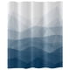 thumbnail image 1 of Cortina de ducha de poliéster impermeable en cortina de baño de invierno, cortina de baño simple con impresión digital, 1 of 7