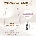 thumbnail image 2 of Uxcell 3 Pcs Correa para Gafas, Cadenas de Gafas de Cuero PU Trenzado de 27.6 Pulgadas con Bucles de Silicona, 2 of 7