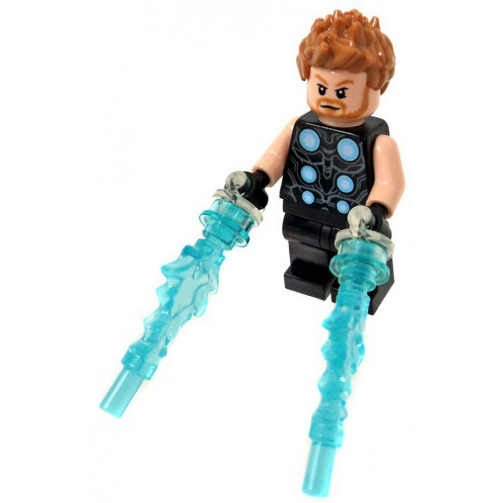 lego thor with stormbreaker and mjolnir