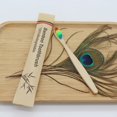thumbnail image 1 of Bamboo Toothbrushes Soft Bristles For Sensitive Teeth Adults 5-Pack Eco-Friendly, 1 of 9