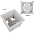 thumbnail image 5 of Chippendale White Planter Box Set of 2 - Elegant Outdoor Plant Pot for Patio, Porch Decor, and Garden Display, 5 of 7