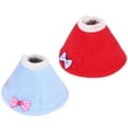 thumbnail image 3 of MasteelfCA 2Pcs Pet Small Birds Parrots Anti-Scratch Recovery Collar with Bow Embellishment, 3 of 8