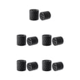 thumbnail image 3 of Greeniant 1 par de tapones para manillar, tapones para barras resistentes al desgaste, pieza de bicicleta para decoración, negro Negro 5piezas, 3 of 6
