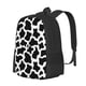 thumbnail image 1 of Balery Cow Print Black White Mochila para hombre y mujer - Tela Oxford 600D resistente - Gran capacidad, resistente al agua, ideal para la escuela, viajes y senderismo, 1 of 6