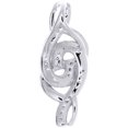 thumbnail image 3 of Diamond Designer Pendant Ladies 10K Yellow Gold Round Cut Fashion Charm 0.12 Ct., 3 of 3