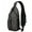 Dark Christmas Tree, variant on Sling Backpack,Gray Christmas Moose and Tree Pattern Crossbody Bag with Water Bottle Holder,Waterproof Sling Bag for Men/Women with Chest Phone Holder for Hiking,Travel