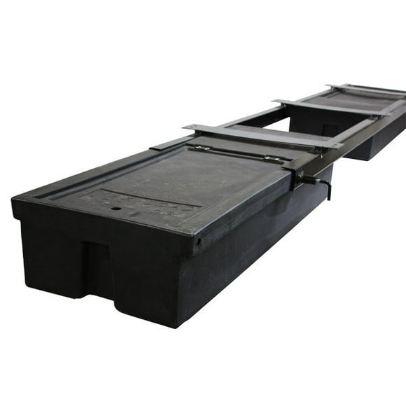 Lippert Components Under Chassis Storage System 175180 Chassis Mounted Storage Rack With Sliding Storage Boxes; With 2 Sliding/Detachable Storage Boxes; 100 Pound Weight Capacity For Each Storage Box