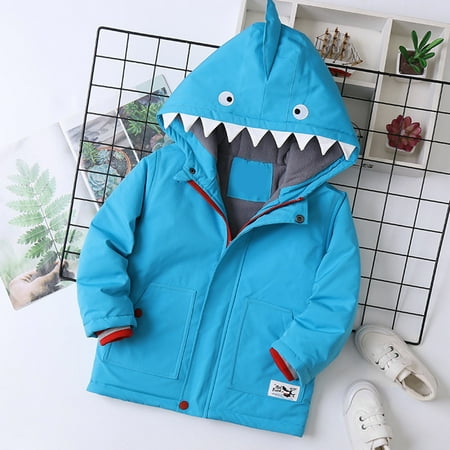 

Child Sweater Kids Boys Girls Winter Thicken Cartoon Hooded Jacket Toddler Windproof Zipper Thick Warm Outwear Coat