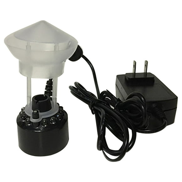 Mini Fog Machine Pond Fogger With LED Light Indoor Outdoor Fountain Fog Machine US Plug