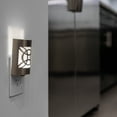 thumbnail image 3 of GE CoverLite LED Night Light, Dusk to Dawn, Geometric Design, Brushed Nickel, 11358, 3 of 7