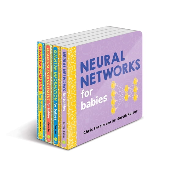 Pre-Owned Baby University Quantum Science Board Book Set: STEM Board for Toddlers
