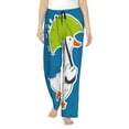 thumbnail image 2 of Picia Goose Holding an Umbrella Womens Soft Woven Cotton Elastic Waistband Sleep Pajama Pant Lounge Sleep Pant With Pockets And Drawstring-X-Large, 2 of 9