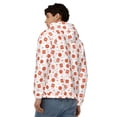 thumbnail image 4 of Goofa Pastry Pattern Mens Full-zip Hoodie, Zip-up Pullover Hooded Sweatshirt, Kangaroo Pocket Hoodie Ideal for Daily Wear, Travel, and Home-3X-Large, 4 of 5