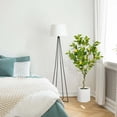 thumbnail image 4 of American Art Decor Realistic Artificial Lemon Tree Faux Plant in a white pot for Home Decor, Indoor Living Room, or Office, 60", 4 of 7