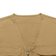 thumbnail image 4 of Lenago Jackets Size L-5XL,Men's Lightweight Jackets Full Zip Up Light Coat Laydown Collar Jacket Outdoor Fishing Jacket with Zip Pockets Sleeveless Stand-up Collar Top Waistcoat, 4 of 8