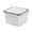 C, variant on Bento Boxes for Adults, Bento Box for Kids, Fruit Vegetable Storage Containers for Fridge Draining Fresh Containers 3 in 1 Produce Storage Containers Large Organizer Bins with Lid & Colander
