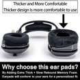 thumbnail image 3 of Almohadillas de repuesto para auriculares para juegos Astro A50 GEN4, de terciopelo, 3 of 9