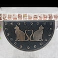 thumbnail image 3 of Rubber Mat Halfmoon Lover Cats 18 X 30, 3 of 3