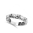 thumbnail image 4 of Elephant Animal Stackable Thumb Ring .925 Sterling Silver Band Jewelry Female Male Unisex Size 5, 4 of 4