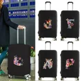 thumbnail image 2 of Housse de Valise Housses de Protection Valise de Voyage Anti-Rayures Housse Anti-Poussière Réutilisable Housse Lavable Motif Imprimé Papillon 8butterfly letter D S, 2 of 6