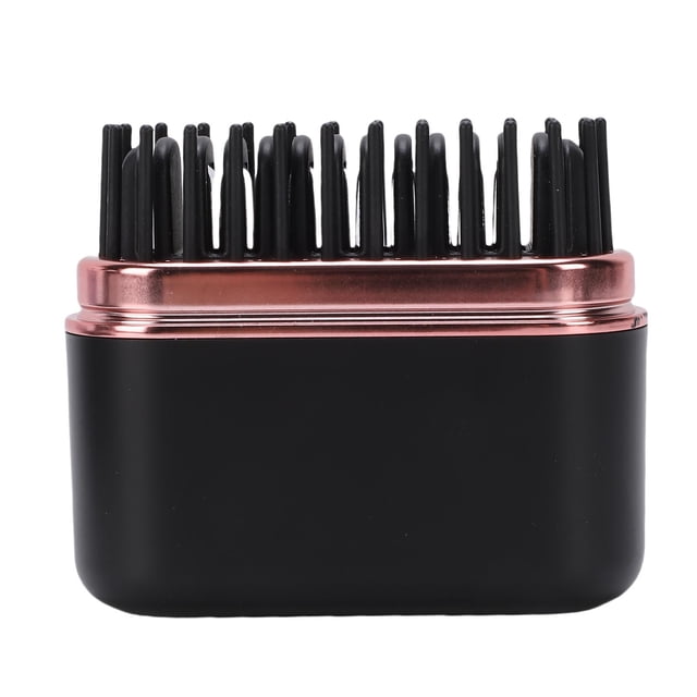 Alisador Cepillo Alisador De Cabello Inalámbrico Mini Cepillo Alisador De Cabello Portátil Anti Escaldaduras Recargable Para Todo Tipo De Cabello Negro