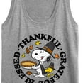 thumbnail image 3 of Peanuts - Thankful Grateful Blessed - Women's Racerback Tank Top, 3 of 6