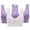 A059-White, variant on CALAFEBILA Bras for Women Pack of 3 Sports Bra High Impact Push up Yoga Wireless Running Bras for Women