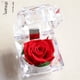 thumbnail image 1 of Caja de regalo de flor inmortal de acrílico con forma de rosa de cristal, flor verdadera de confesión, regalo de Tanabata para el día de San Valentín, 1 of 1
