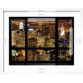 thumbnail image 5 of Art.com Window View, Special Series, Landscape by Night, Manhattan, New York City, United States Photographic Print by Philippe Hugonnard, White Frame Wall Art, 21" x 17", 5 of 5