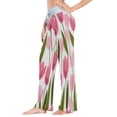 thumbnail image 3 of Comfy Casual Women's Pajama Pants Print Wide Leg Tulip Pattern, 3 of 6