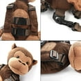 thumbnail image 4 of Monkey 2-in-1 Toddler Safety Harness Backpack with Leash - Adjustable Anti-Lost Walking Strap for Kids 1-4, Child Safety Harness with Cute Backpack for Boys Girls, Indoor Outdoor Travel, 4 of 8