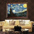 thumbnail image 2 of TINYOUTH 1000 Pieces Puzzle for Adults, Starry NightMuseum Collection Jigsaw, Thickness Famous Oil Painting Puzzle, Stress Reliever Staycation Kill t, 2 of 4