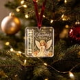 thumbnail image 3 of Acrylic Christmas cash holder, Angel Christmas Cash Holder with Rolled Bill Slot and Ribbon, “A Little Christmas Blessing” Hanging Ornament for Tree, Gift Giving, 3 of 6