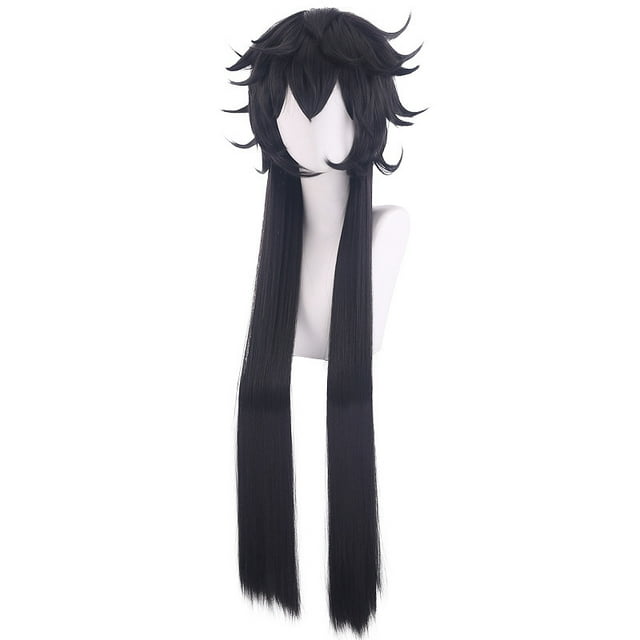 Peluca para cosplay Saints Seiyas Aarons, pelo sintético, 100 cm