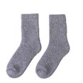 thumbnail image 2 of Flmtop Winter Women Solid Color Thicken Thermal Warm Middle Tube Soft Woolen Socks, 2 of 7