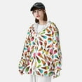 thumbnail image 4 of Fotbe Ice Cream Popsicles Men's Women's UPF 50+ Sun Protection Jacket Hooded Cooling Shirt with Pockets Hiking Outdoor Performance-Medium, 4 of 8