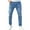 A-Blue, variant on Mens Loose Fit Jeans Elastic Waist Wide Leg Baggy Jean Cargo Pants Trousers B-Gray