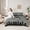 Grey Black, variant on Homewish Grey Black Baseball Bedding Comforter Set 7pcs for Teens, Vintage American Sports King Bedding Sets, Cartoon City Print Reversible Bed Sheets, Luxury Bedroom Decor