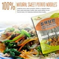 thumbnail image 3 of APEXY Sweet Potato Glass Noodles, Japchae Noodles, Korean Vermicelli Pasta, Fat-free and Gluten-free, 100% Sweet Potato Starch, No Additive, No Alum inside, 24oz (680g), 3 of 7