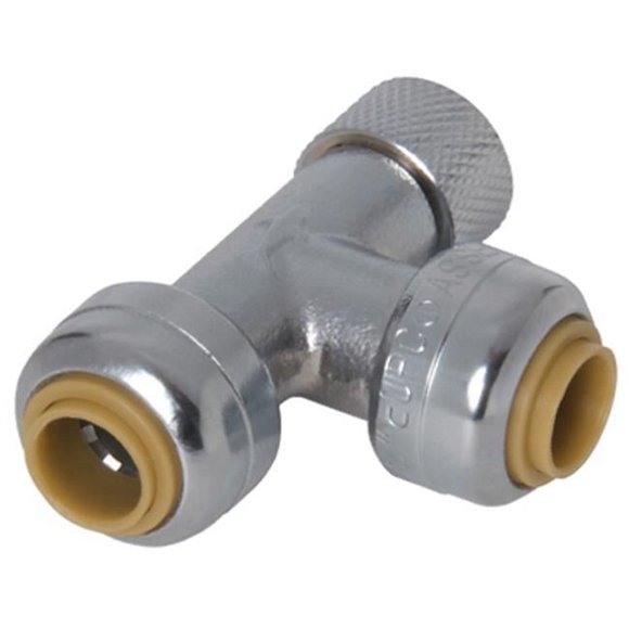 Sharkbite-Cash Acme 147237 0.75 x 0.75 x 0.37 in. Stop Valve Pipe Tee Adapter