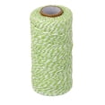 thumbnail image 3 of jifeng 6x100M Wrap Gift Cotton Rope Ribbon Twine Rope Cord Green, White 6 Pcs, 3 of 9