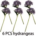 thumbnail image 5 of Flores artificiales de hortensia tu un morada 6 piezas, 5 of 5