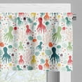 thumbnail image 5 of Ambesonne Octopus Valance & Curtain, Ocean Wildlife Theme, 55"x24", Multicolor, 5 of 6