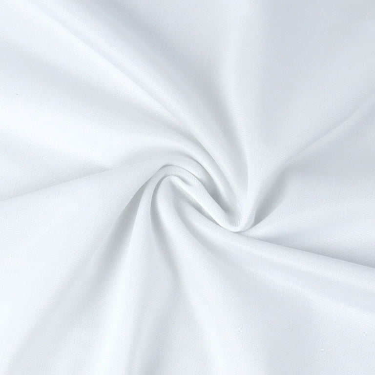 Nylon Spandex Fabric Lycra 4-Way Soft Stretch 60 Wide by the Yard for  Sportswear Yoga Wear Cloth White 