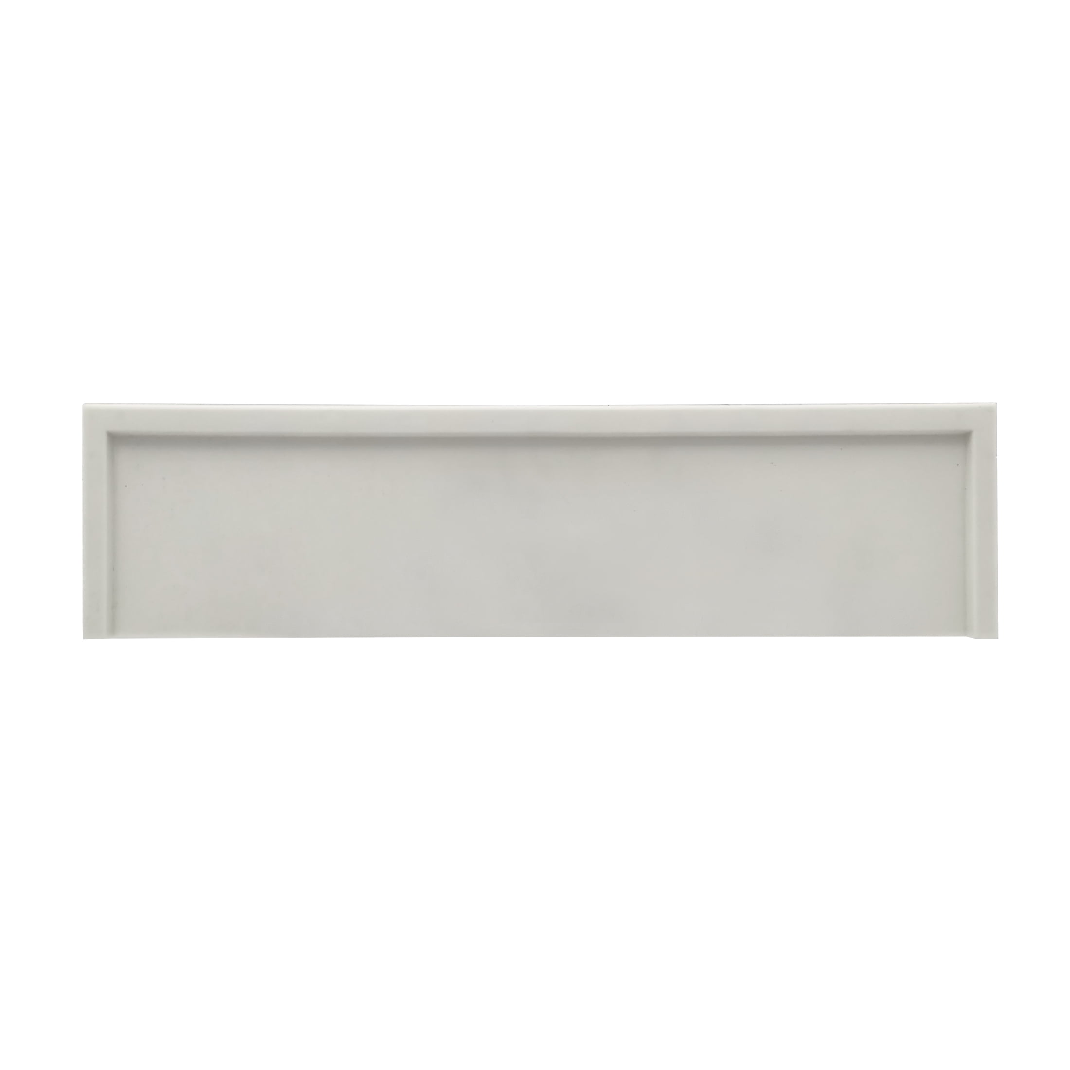 Mainstays 18" Plastic Wall Shelf, White