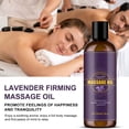 thumbnail image 5 of Aceite esencial de lavanda para masaje corporal. Masaje reafirmante, hidratante y con efecto lifting. Con lavanda, aceite de almendras dulces y aceite de semilla de uva. 200 ml., 5 of 5