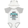 thumbnail image 3 of Inktastic Happy Birthday, Daddy Best Ever in Blue Boys or Girls Baby Bodysuit, 3 of 5