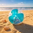 thumbnail image 3 of Outdoor Pvc Inflatable Beach Ball, 10.63 Inch Portable Sturdy Solid Waterproof Pool Toys for Summer Pool Party Decorations, Beach Games, Indoor Outdoor Yard Festival Decorations, 3 of 7
