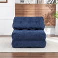 thumbnail image 4 of Leumius Folding Sofa Bed,68.5 inch Convertible Sleeper Sofa Chair with Pillow,Foldable Mattress Futon with Back Support,Soft Sleeper Chair Bed Floor Sofa for Living Room Bedroom,Dark Blue, 4 of 9